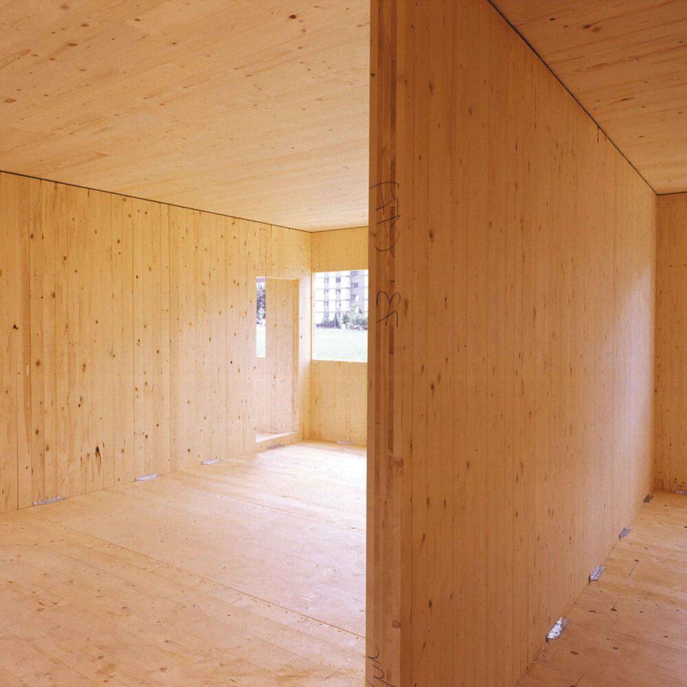 Innenwände aus Holz mit BSP von KLH